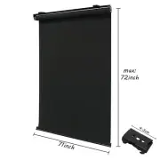 71"x72" Cordless Light Through Roller Shades Window Blinds Waterproof Insulated
