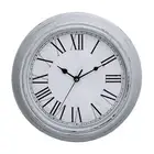12 In Silent Wall Clock in Retro Style with Classic Design and Quartz Movement