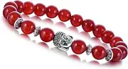 [Joya Gift] Buddha 8mm Beaded Bracelet for Women Men Gemstone Chakra Bracelet Jewelry for Birthday Gifts
