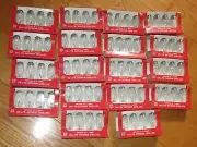 72 Christmas Tree Lamps Light Bulbs C9 1/4 NEW CLEAR Cool-Lite (R463