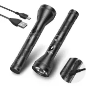 Rechargeable Flashlights 1200 High Lumens, Super Bright Handheld Flashlight, ...