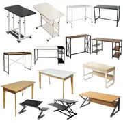 Foret Mobile Laptop Bedside Study Desk Foldable Stand Adjustable Storage Table