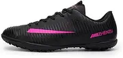 [Agnueuty] Football Boots Men's Professional Football Boots Boys Football Shoes Lace-Up Artificial Grass Trainers