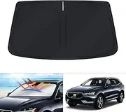 Custom Fit Windshield Sun Shade for 2018-2024 2025 Volvo XC60 Accessories Sunshade Window Sun Visor Protector Foldable Blocks UV Rays Keep Your Car Cooler