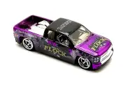 SHOP164 1/64 High End Custom Hot Wheels 07 Silverado Baltimore Ravens NFL THEME