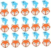 1 Set Cute Fox Dolphin Shaped Erasers Cartoon Animal Erasers for Soft Material for Drawing Writing School Supplies for Students