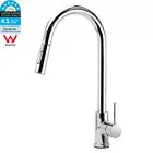 KYLINS Chrome 2 Mode Spray Pull Out Kitchen Swivel Faucet Sink Tap Laundry Mixer