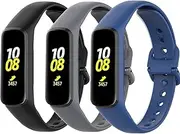 LeongLzt Galaxy Fit 2 Band Samsung Galaxy Fit 2 replacement Bands, Soft Silicone Galaxy Fit2 Straps for Samsung Galaxy Fit2 SM-R220 Smart Bands For Women & Men (3/6/8 - Pack)