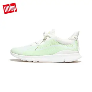 【FitFlop】VITAMIN FFX MENS GLOW-IN-THE-DARK SPORTS SNEAKERS運動風螢光繫帶休閒鞋-男(都會白)