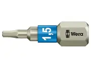05071070001 bit hexagon hex-plus hex 1.5 mm L. total: 25 mm TORSION WERA