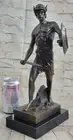 Art Deco Bronze Sculpture Statue Figure Man Viking Warrior Antique Reproduction