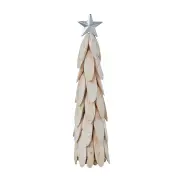 Rogue Decorative Wooden Tree with Star Tabletop Ornament Home Decor 11x44cm