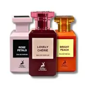 Maison Alhambra Bright Peach, Lovely cherie & Rose Petals Amazing Collection EDP