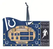 NFL Indianapolis Colts SCORE BOARD Ornament, NEW