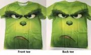 Merry Grinchmas Christmas T Shirt neon Green Short Sleeve Grinch Size Child's