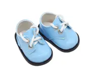 Doll Shoes Safe Imagination Rubber Doll Shoes Accessory Girl Doll for Kids - Blue