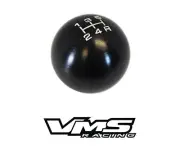 VMS RACING BLACK ROUND CNC BILLET GEAR LEVER SHIFT KNOB FOR MAZDA 5 SPEED (for: Mazda)