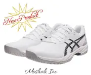 ASICS Men's Gel-Game 9 Tennis Shoes,13, White/Black