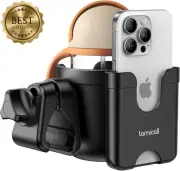 Stroller Cup Holder with Phone Mount 360° Rotatable Anti-Slip for Pram Bike Whee
