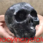 1.14LB Natural unknown Skull quartz Crystal Skull Carved Reiki Healing XK1041