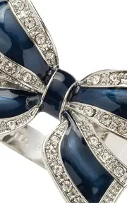 [Joanna Buchanan] Set-of-Four Enamel Bow Skinny Napkin Rings
