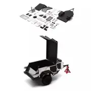Metal Camping Trailer for 1/10 RC Crawler Car Traxxas TRX4 AXIAL SCX10 RC4WD