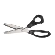 Sewing Scissors Stainless Steel Scalloped Craft Shears Black