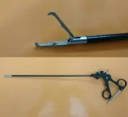 1Pc Laparoscopic Tenaculum Grasper With Teeth 5mm Forceps Laparoscopy Instrument