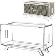 TXEsign Acrylic Desktop Stand Holder for Marshall Emberton II Portable Bluetooth Speaker, Table Holder Display Shelf for Marshall Emberton II Desktop Stand Shelf (Transparent)