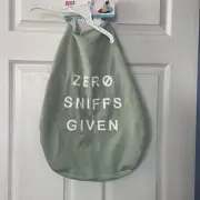 * Boots & Barkley "Zero Sniffs Given" Dog Sweatshirt Sz Large Green. NEW! B