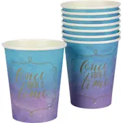 Disney Princess Once Upon A Time Paper Cups 266ml (Pack of 8)