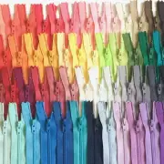 ZipJoy 10" Rainbow Nylon Zippers - Set of 110 (Size 3)