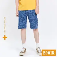 在飛比找momo購物網優惠-【EDWIN】男裝 PLUS+ JERSEYS迦績迷彩短褲(