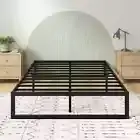 Double Bed Frame Mattress Base Metal Platform QuickLock