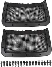 Cryfokt 2PCS Mesh Cargo Net, Backrest Rear Storage Net, Backrest Mesh Net Pocket Organizer Replacement for Max HD7 2022-2025, Elastic Pouch Bag for Cars, SUV, Home