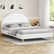 ALFORDSON Bed Frame Queen Double King Single Mattress Base Platform Leather