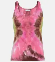 [Gabriela Hearst] Gabriela Hearst Graham tie-dye cashmere tank top AU 14 pink