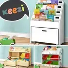Keezi Kids Bookshelf Magazine Bookcase Children Shelf Rack Storage Organiser