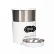YES4PETS Smart Automatic Pet Dog Cat Rabbit Feeder Stainless Steel 3L