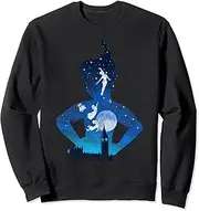 [Disney] Peter Pan Midnight London Flight Silhouette Fill Sweatshirt