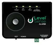 Sump Pump Alarm with 15-Foot Float Switch | 120 dB High Water Siren | Recharg...