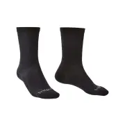 Bridgedale Base Layer Coolmax Liner Mens Socks - Black - L (2Pk)