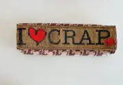 Vivienne Westwood Anglomania - I Heart Crap Beaded Clutch - Made in Kenya
