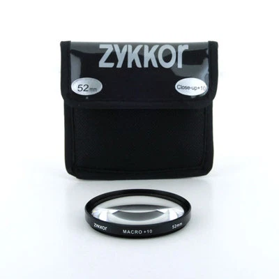 Zykkor Macro +10 filter FOR Nikon D40 D50 18-55mm 55-200m Camera Lens US Seller!