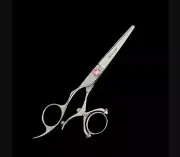 KASHI CBL-521D LEFT HAND SWIVEL THUMB CUTTING SHEARS 6" JAPANESE COBALT STEEL