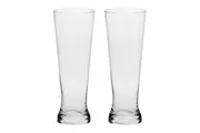 2pc Krosno 500ml Duet Pilsner Beer Glass Pale/Lager Drink Tumbler Cup Set Clear