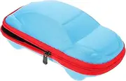 [TOGEVAL] Red Car Shape Glasses Case for Boys and Girls Soft Eva Material Travel Eyeglasses Holder for Girls Random Color