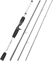 Combo Fishing Gear 3/4 Sections Lure Fishing Rod Casting Ultralight Weight Fishing Pole Glass Fiber Travel Rod Fishing Fishing Gear Accessories