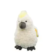 Curly Cockatoo Soft Plush Toy 7"/18cm