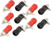 uxcell 10 Pcs 3.8mm Thread 4mm Banana Socket Binding Post Replacement